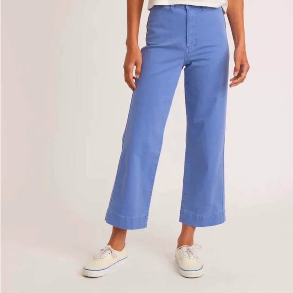 Marine Layer periwinkle Blue Wide-Leg pants